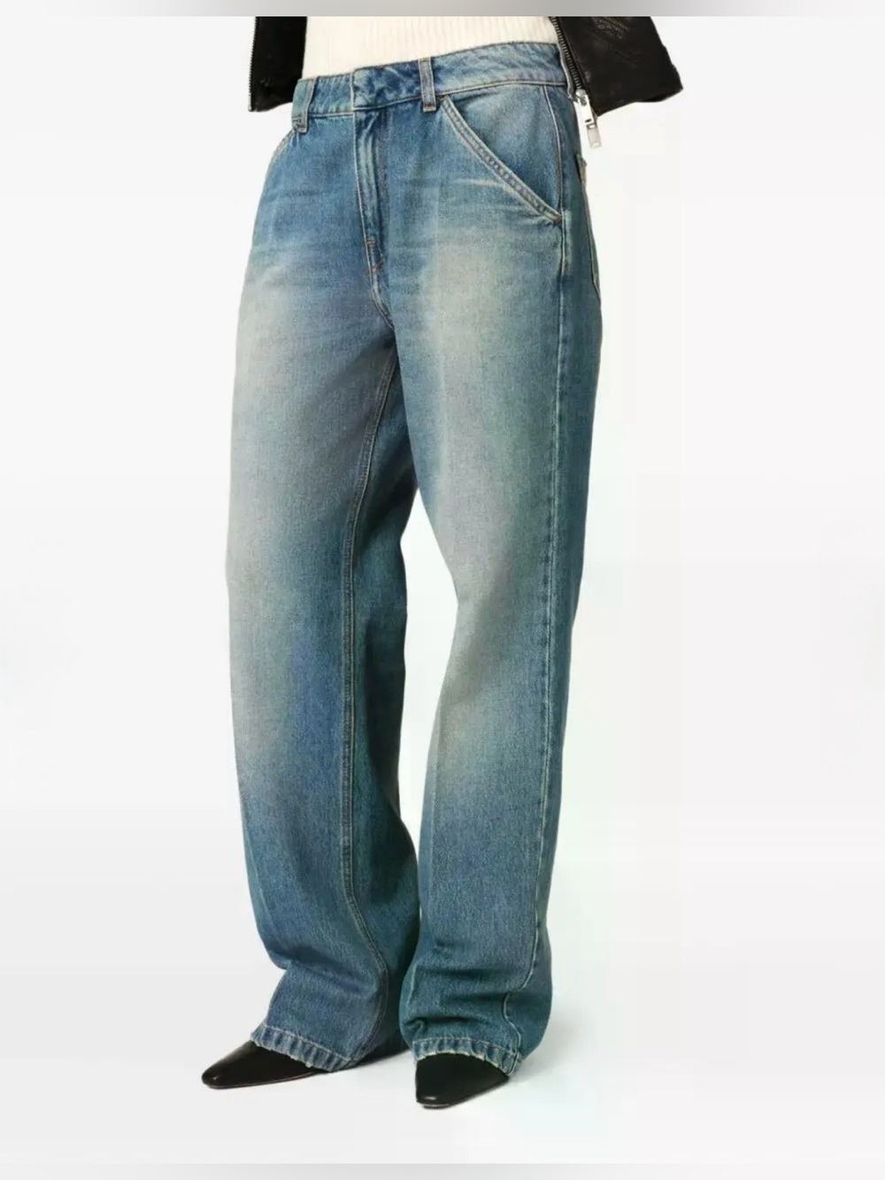 ba&sh Women’s Patch Pocket Jeans, Size 4